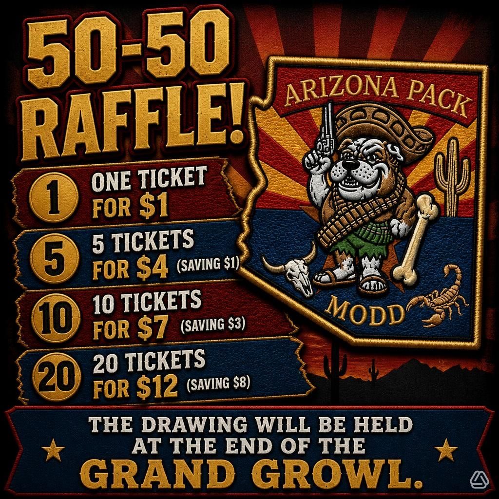 Pack Growl 50/50 drawing